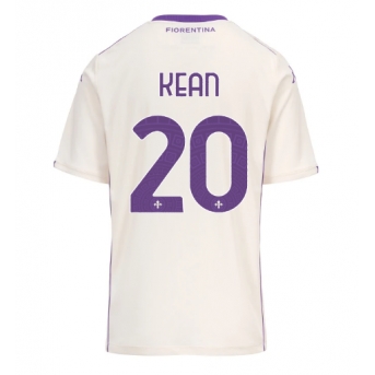 Fiorentina Moise Kean #20 Maglia Gara Trasferta Repliche 2025-26 Maniche Corte